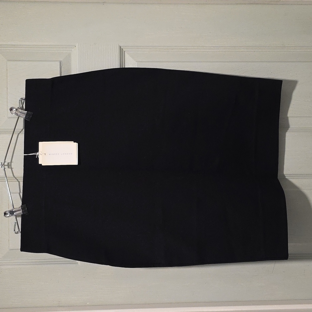 Winser London NWT Black Miracle Pencil Skirt